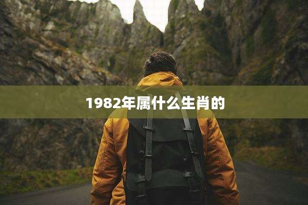 1982年属什么生肖的