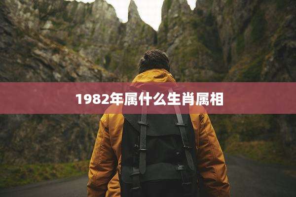 1982年属什么生肖属相
