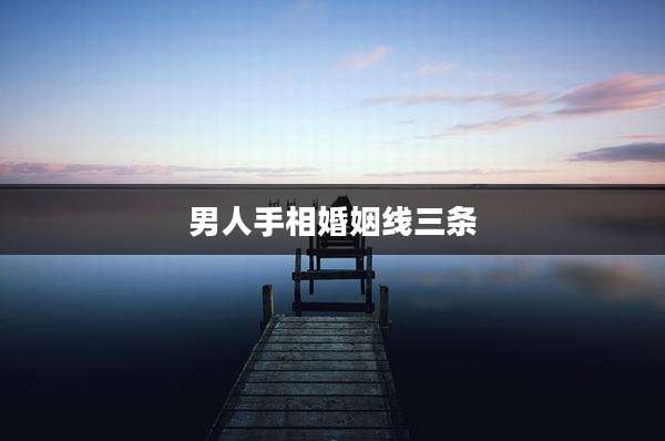 男人手相婚姻线三条