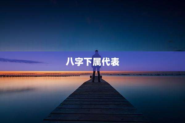 八字下属代表