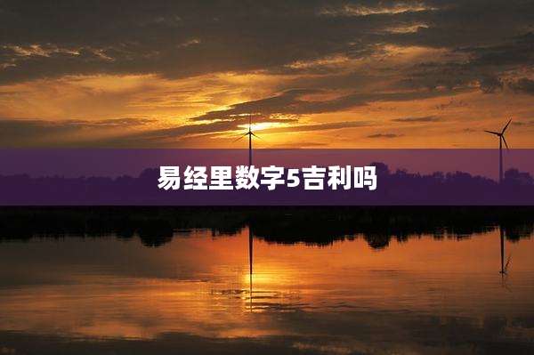 易经里数字5吉利吗
