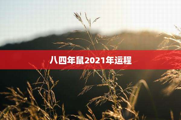 八四年鼠2021年运程