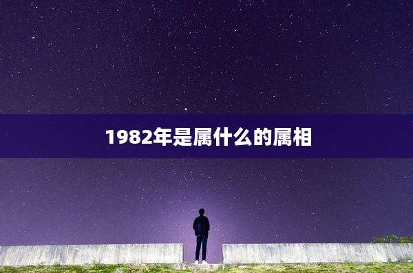 1982年是属什么的属相