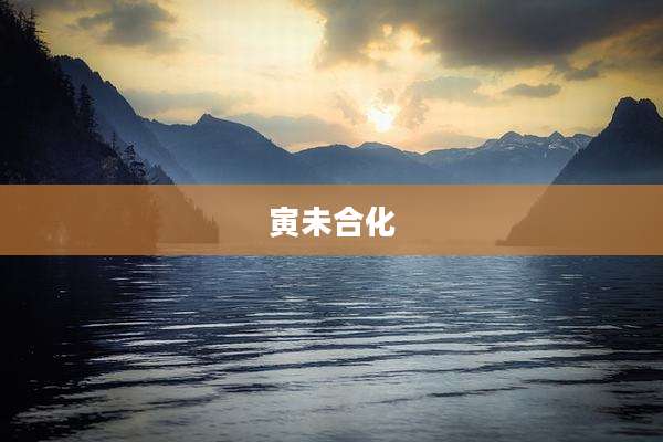 寅未合化