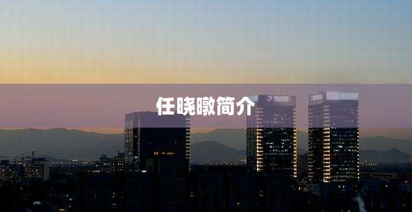 任晓暾简介