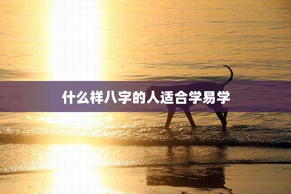 什么样八字的人适合学易学