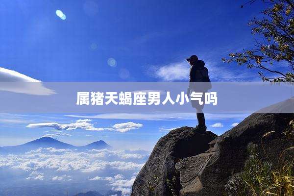 属猪天蝎座男人小气吗