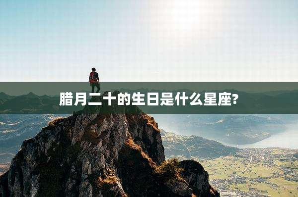 腊月二十的生日是什么星座?
