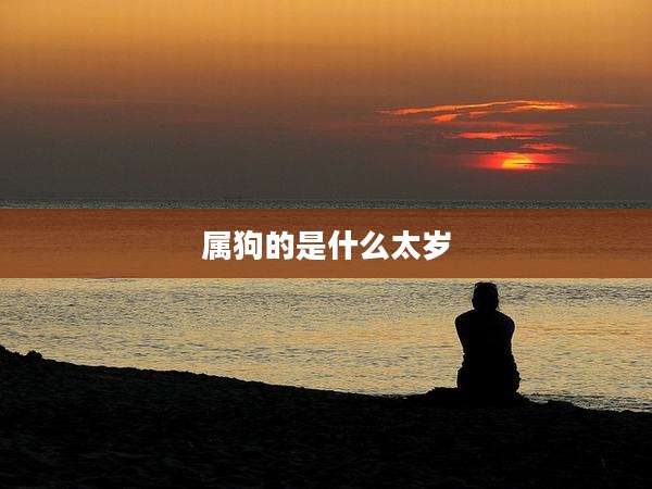 属狗的是什么太岁