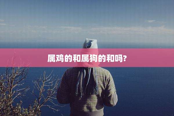 属鸡的和属狗的和吗?