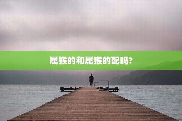 属猴的和属猴的配吗?