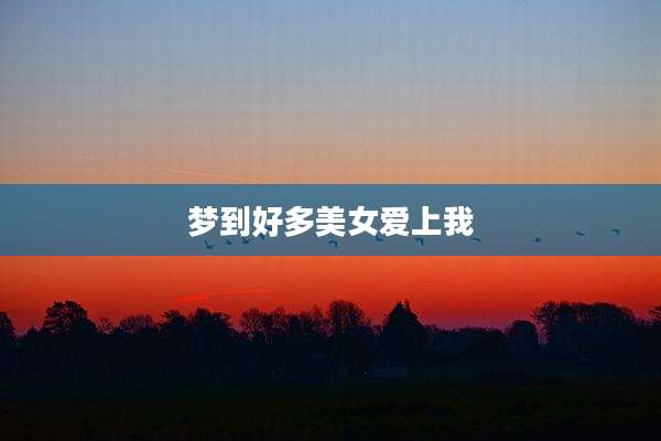 梦到好多美女爱上我