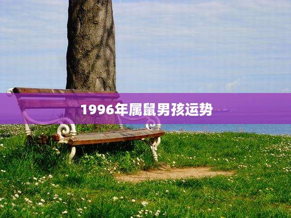 1996年属鼠男孩运势