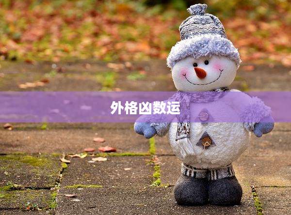 外格凶数运