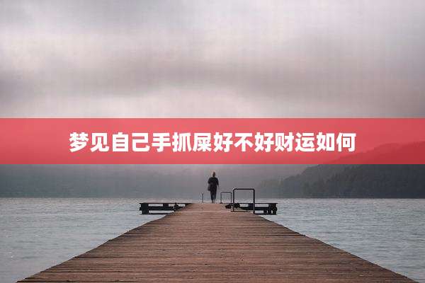 梦见自己手抓屎好不好财运如何