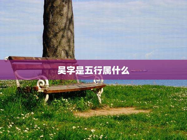 吴字是五行属什么