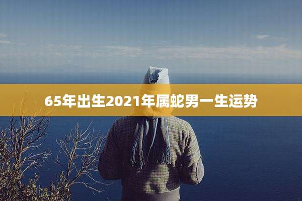 65年出生2021年属蛇男一生运势