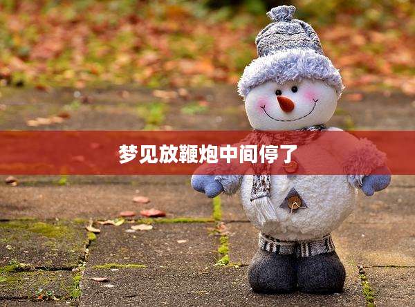 梦见放鞭炮中间停了