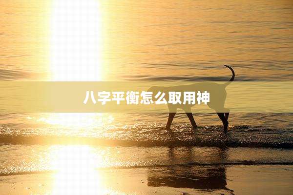 八字平衡怎么取用神