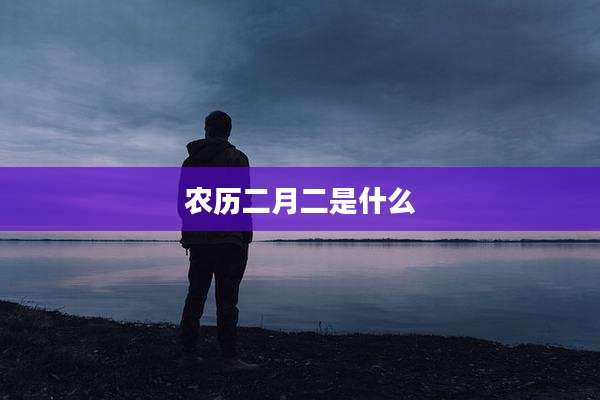 农历二月二是什么