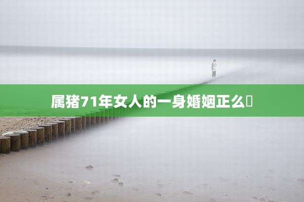 属猪71年女人的一身婚姻正么柈