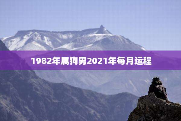 1982年属狗男2021年每月运程