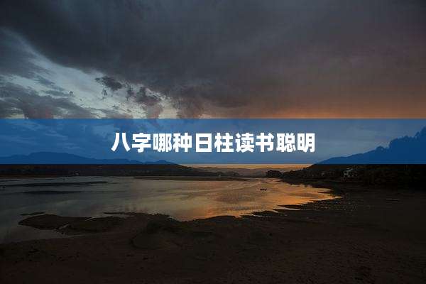 八字哪种日柱读书聪明