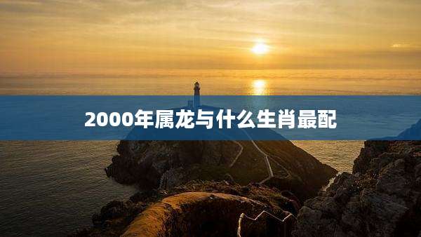 2000年属龙与什么生肖最配