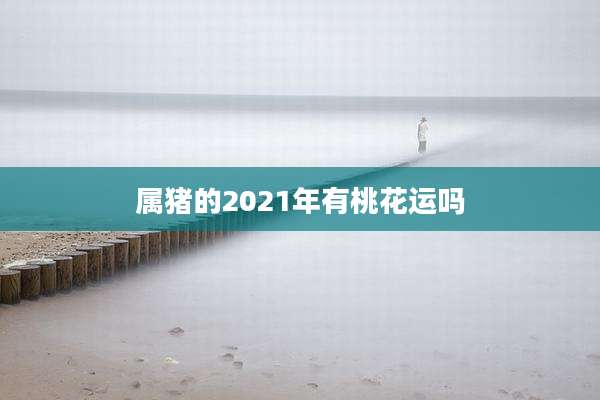 属猪的2021年有桃花运吗