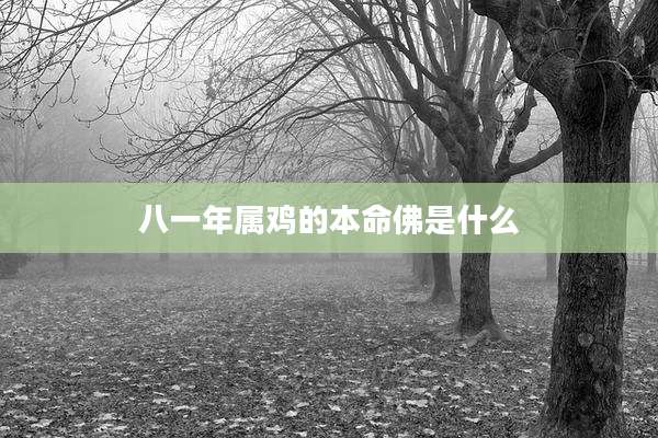 八一年属鸡的本命佛是什么