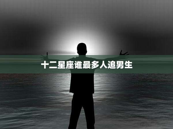 十二星座谁最多人追男生