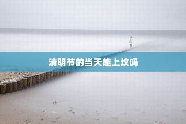 清明节的当天能上坟吗
