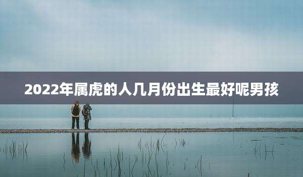 2022年属虎的人几月份出生最好呢男孩