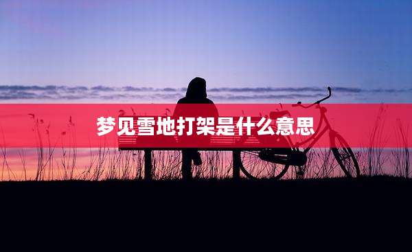 梦见雪地打架是什么意思