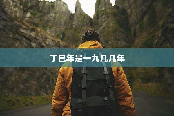 丁巳年是一九几几年
