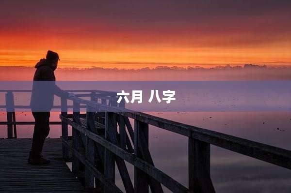 六月 八字