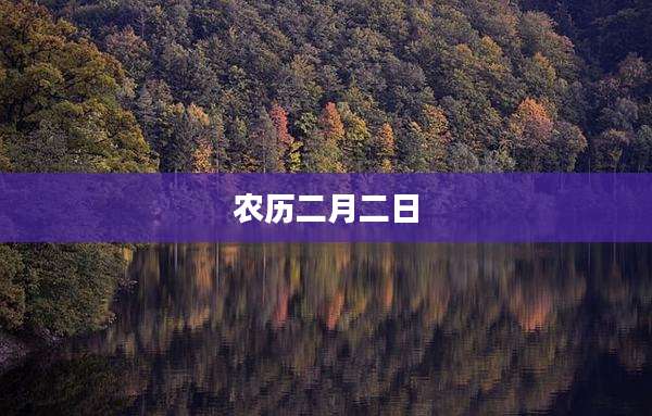 农历二月二日