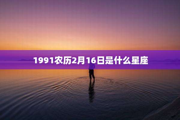 1991农历2月16日是什么星座