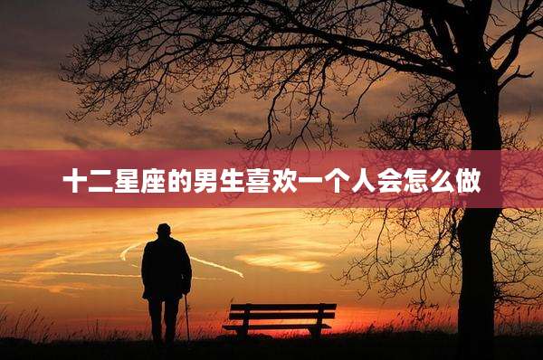 十二星座的男生喜欢一个人会怎么做