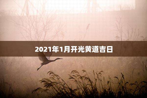 2021年1月开光黄道吉日