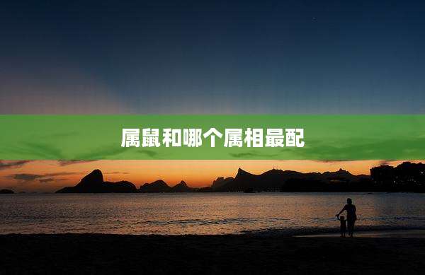 属鼠和哪个属相最配