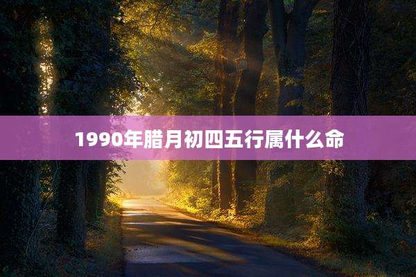 1990年腊月初四五行属什么命