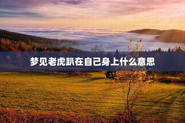 梦见老虎趴在自己身上什么意思