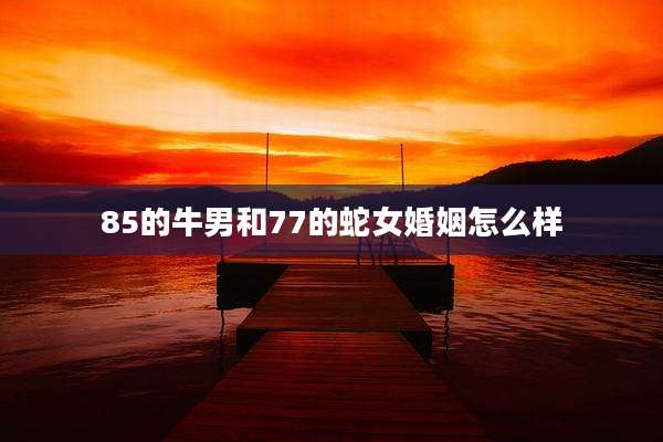 85的牛男和77的蛇女婚姻怎么样