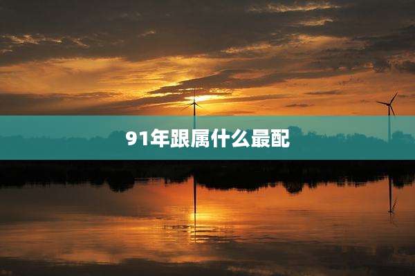 91年跟属什么最配
