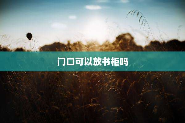 门口可以放书柜吗