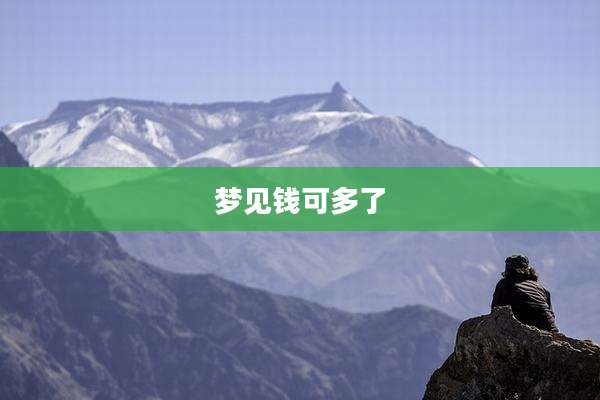 梦见钱可多了