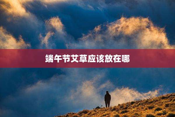 端午节艾草应该放在哪