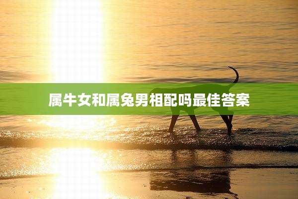属牛女和属兔男相配吗最佳答案