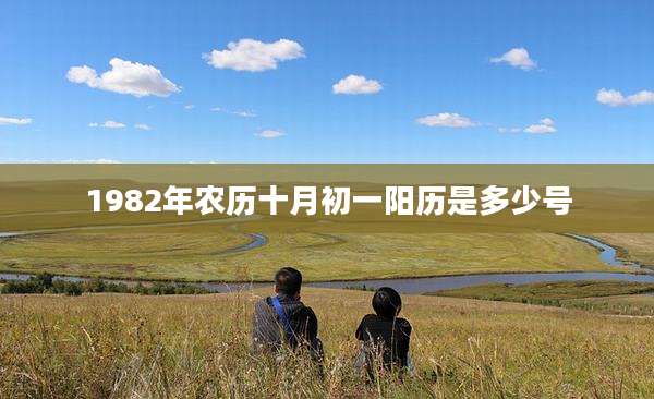 1982年农历十月初一阳历是多少号
